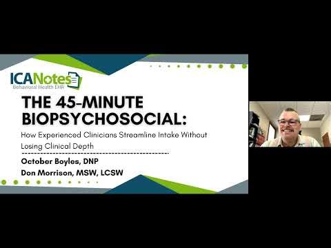The 45-Minute Biopsychosocial: Conduct Efficient, Insightful Intake Assessments