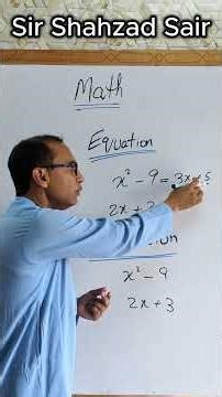 Difference Between Equation And Expression #math