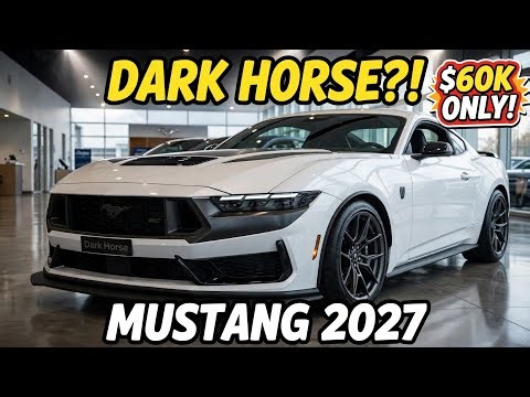 2027 Ford Mustang Dark Horse SC 💵 price 60k REVEALED! 🔥 The White Beast Is INSANE!