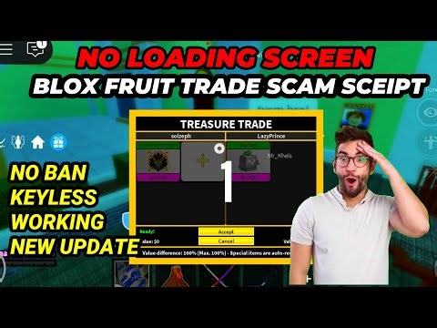[UPDATED] Blox Fruits Trade Scam Script 😈 | NO KEY | Freeze + Auto Accept (Works on Delta 2026)