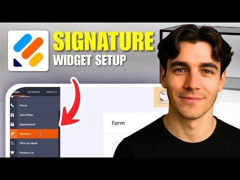 How to Power Signature Widget in Forms With Jotform Sign (Tutorial 2026)