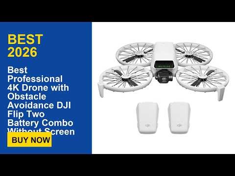 Best Professional 4K Drone with Obstacle Avoidance DJI Flip Two Battery Combo Without Screen Remote