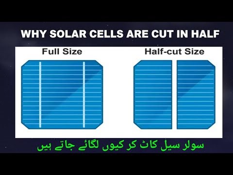 Why Solar Cells are cut into half #solarenergy