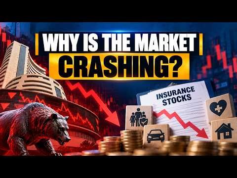 Stock Market Crash Today: Why Sensex & Nifty Are Falling | IRDAI Insurance Rules | Policybazaar