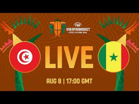 Group Phase | Tunisia v Senegal | Full Basketball Game | FIBA U18 AfroBasket 2026