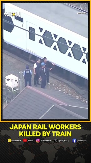 Japan Railway Workers Die After Being Struck by a Limited Express Train | WION Shorts
