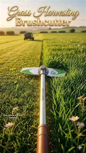 Amazing Grass Harvesting Brushcutter Machine