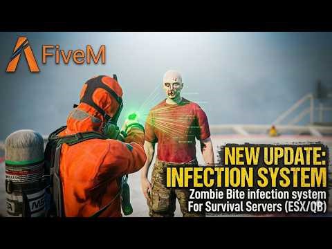 ESX/QB] Zombie Infection | Grab, Bite & Progressive Infection System | NEW VIRUS SCANNER UPDATE!