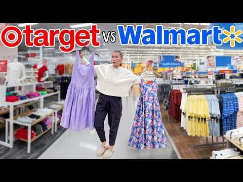 Target vs Walmart... the Winner Will SHOCK You!! 👗😳 HEAD TO HEAD Spring Fashion Showdown