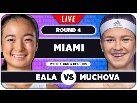 EALA vs MUCHOVA • WTA Miami 2026 • LIVE Tennis Watchalong