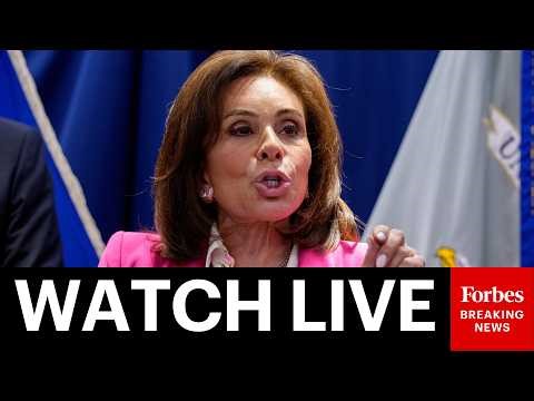 LIVE: Jeanine Pirro Holds Briefing On Actions Against Overseas Criminals Defrauding Americans