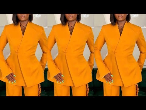 How to draft a structured trendy jacket