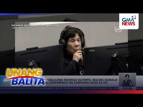 FPRRD, muling dumalo sa status conference ng kaniyang kaso sa ICC | Unang Hirit