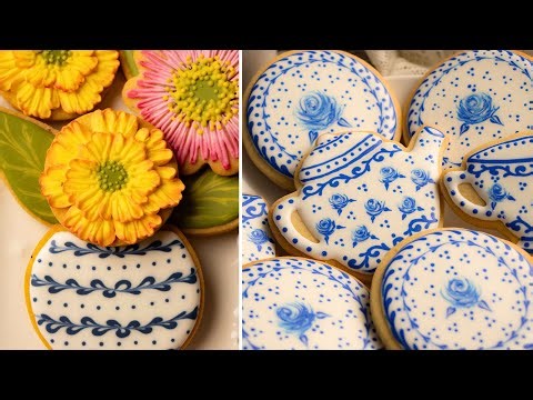 Amazing decorated cookies for Mother's Day | 30 minutes of relaxing royal icing cookie decorating