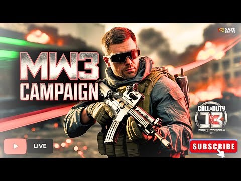 LIVE 🔴 MW3 Campaign Gameplay Day 2 – FULL STORY Walkthrough | Call of Duty Modern Warfare 3 #cod