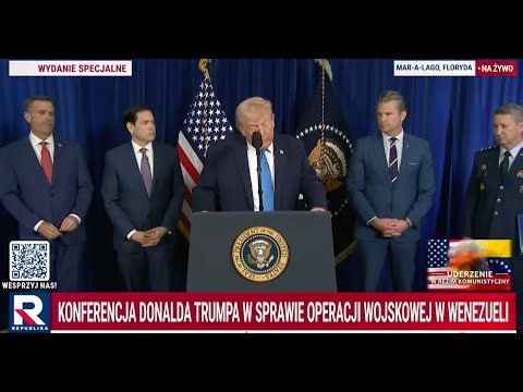 PILNE! Prezydent Trump: będziemy rządzić Wenezuelą do czasu jej bezpiecznej transformacji
