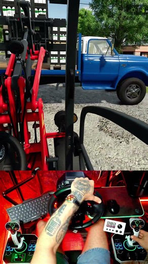 FS25: Schäffer Loader Loading Fresh Milk for Delivery 🥛🚜 #farming #simulator #fs25