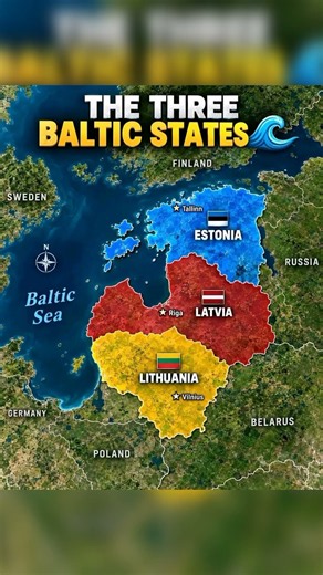 🌍THE THREE BALTIC STATES: THREE SMALL COUNTRIES WITH A DISTINCTIVE EUROPEAN IDENTITY#nato #geography