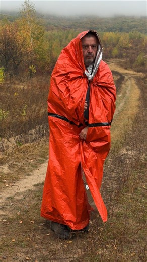 This Genius Emergency Bivvy Trick Could Save You in the Rain. #camping #outdoors