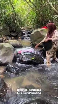 Mandi sungai #pitaahrld #mandisungai