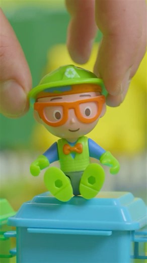 Blippi's Garbage Truck Toytime! #blippi #irl | Cars & Truck Videos for Kids | #shorts