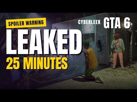 CYBERLEEK JUST LEAKED 25 MINUTES OF GTA 6! 😱 SPOILER WARNING!
