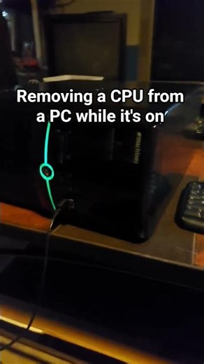 Removing a CPU from a Running Computer
