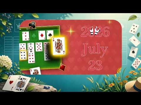 Microsoft Solitaire Daily Challenge FreeCell July 23 2026