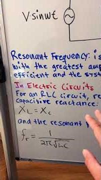 How to calculate Resonant Frequency