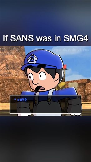 If SANS was in SMG4 (Animation)