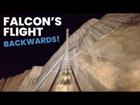 Falcon's Flight BACKWARDS POV | Worlds Tallest, Fastest, Longest Roller Coaster at Six Flags Qiddiya
