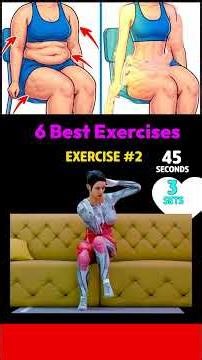 Belly Fat + Arm Fat + Thigh Fat - 20 Min Beginner Chair Workout At Home — Day 7