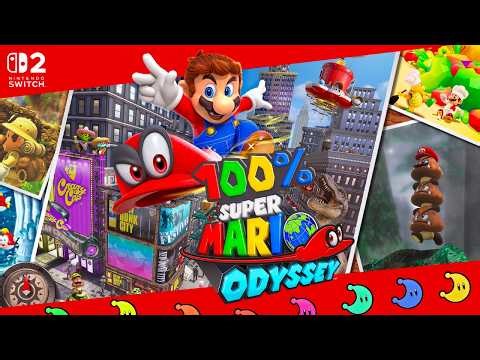 Super Mario Odyssey (Nintendo Switch 2) - 100% Longplay Full Game Walkthrough Gameplay Guide