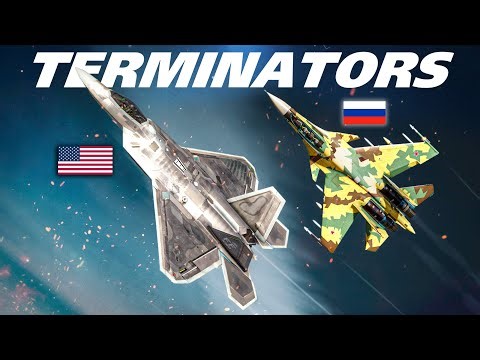 Thrust Vectoring Dogfight | F-22 Raptor Vs Su-30SM Flanker-H | Digital Combat Simulator | DCS |