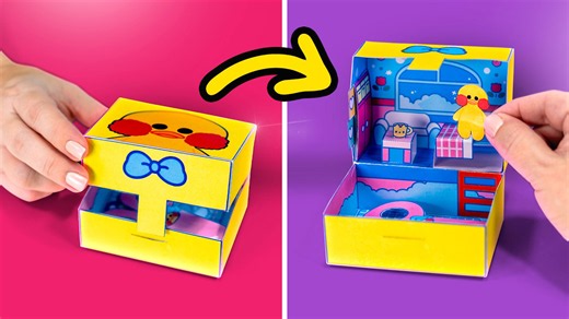 🤩 Ideias incríveis 🌟 Casa caixa do Paper Duck 🖌️ Pintando Stitch em estilos diferentes 🪄Cartão Pomni