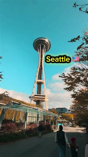 Beautiful Seattle Tower #react #shortsfeed #fashiontrends #trendingshorts #seattle #usa #shorts