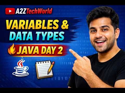 Java Variables & Data Types | Day 2 Java Tutorial