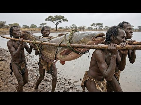 Life 3.2 Million Years Ago | Homo habilis Face Their Most Dangerous Giant Catfish Encounter