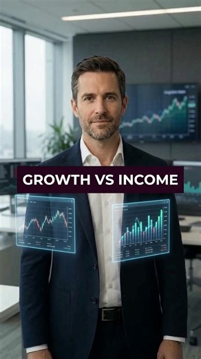 VOO vs SCHD: Growth or Dividend Income? #Shorts