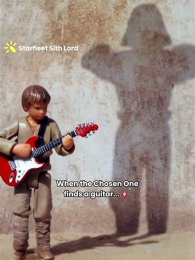 The guitar is a pathway to many solos some consider to be unnatural 🎸#starwarsblackseries #nauknauk