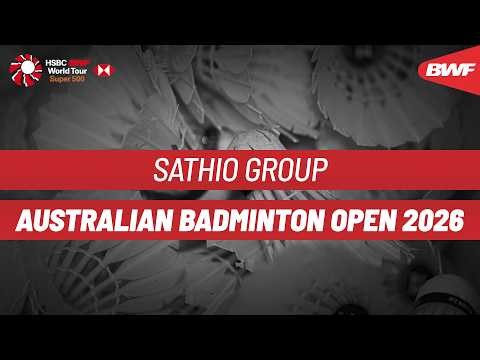 SATHIO GROUP Australian Badminton Open 2026 | Jia/Zhang (CHN) [1] v Kusuma/Puspitasari (INA) [7] | F