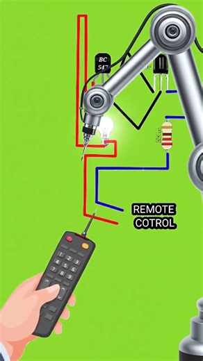 TV Remote Controlled LED Light DIY Circuit#RemoteSwitch #IRCircuit #BC547Transistor #DIYElectronics