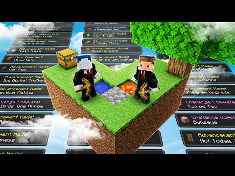 ALLE ACHIEVEMENTS IN MINECRAFT SKYBLOCK (XXL PROJEKT)