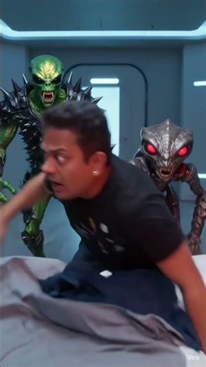 Aliens attack on bed #comedy #teamakash09 #art #funny #digitalart #activerahul #memeschallenge