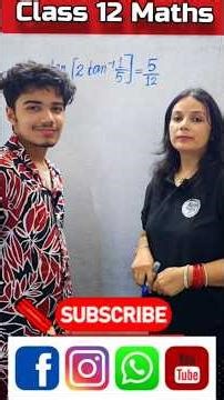 Inverse Trigonometric functions class 12th | Class 12 Maths #ytshorts #shorts