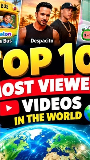 Top 10 MOST VIEWED Videos on YouTube EVER! 2024 Update