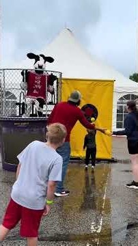 Dunk Tank vs. the Chick-fil-A Cow 😂