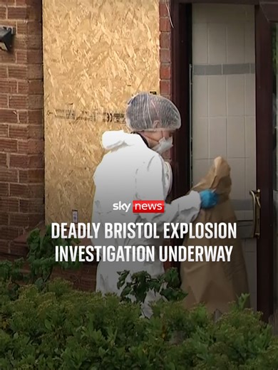 A woman and a man have been killed in an explosion after a reported domestic-related incident, police have said. Police described the explosion as 'suspicious' and declared it a major incident, but it is not being treated as terror-related. #SkyNews #UK #Bristol