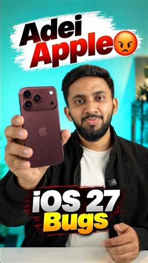Adei Apple😡 Ithu ena iPhone 18 Pro va Bug Phone a? Ore Problems a iruku😳 iOS 27 Bugs