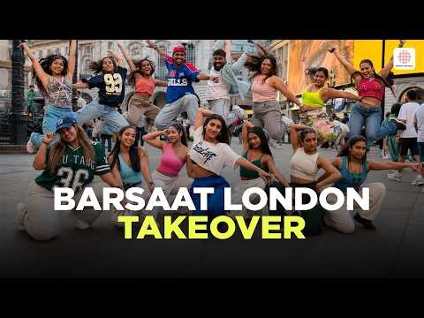 When Barsaat met London at Piccadilly Circus ☔🇬🇧
